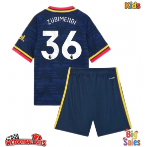 Arsenal Martin Zubimendi #36 Replica Away Stadium Kit for Kids 2026-27 Short Sleeve (+ pants)
